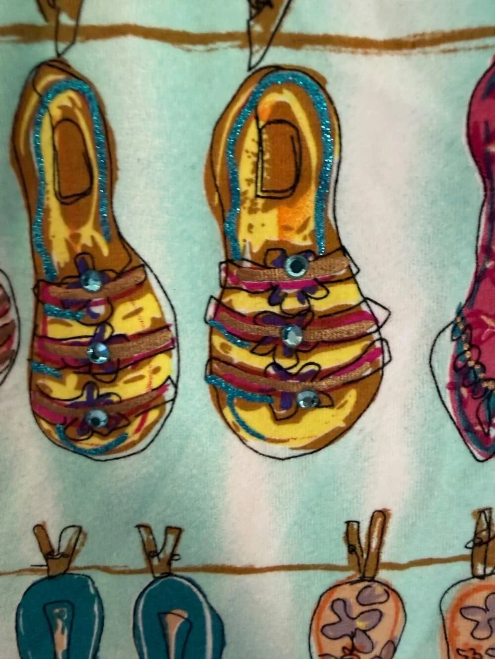 Vintage 90's B.Y.B.B. By Susan Lawrence Flip Flop Tank Top Size Medium - Picture 3 of 5